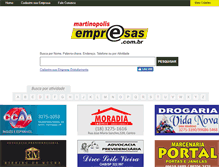 Tablet Screenshot of martinopolisempresas.com.br